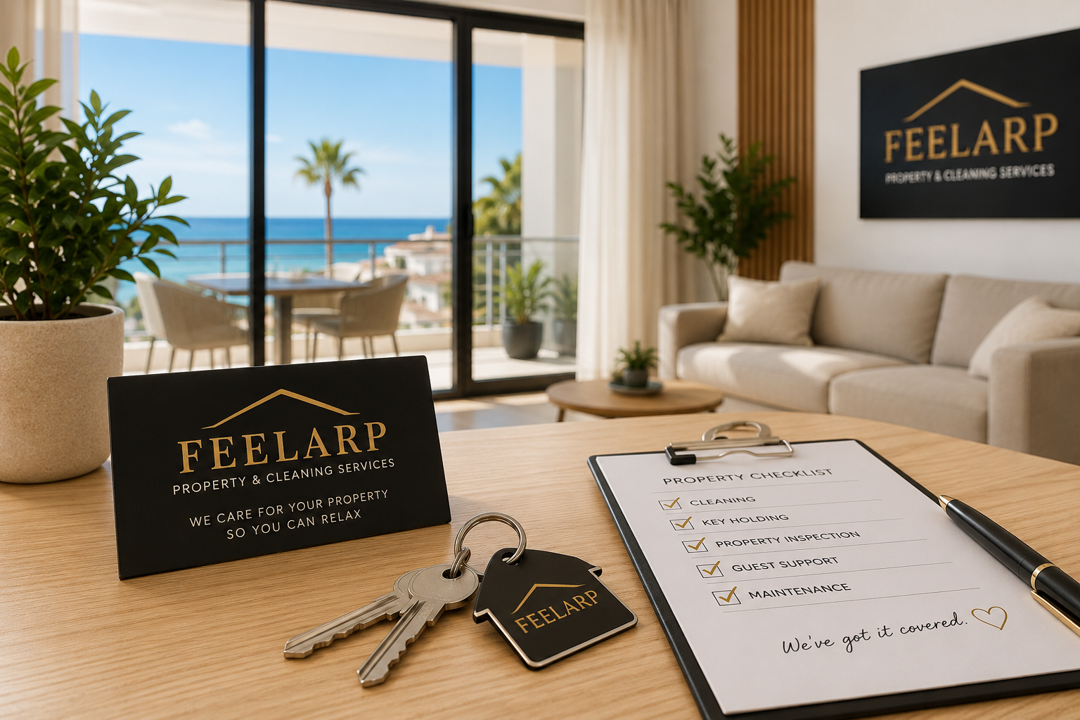 FEELARP property and cleaning services contact in Torrevieja