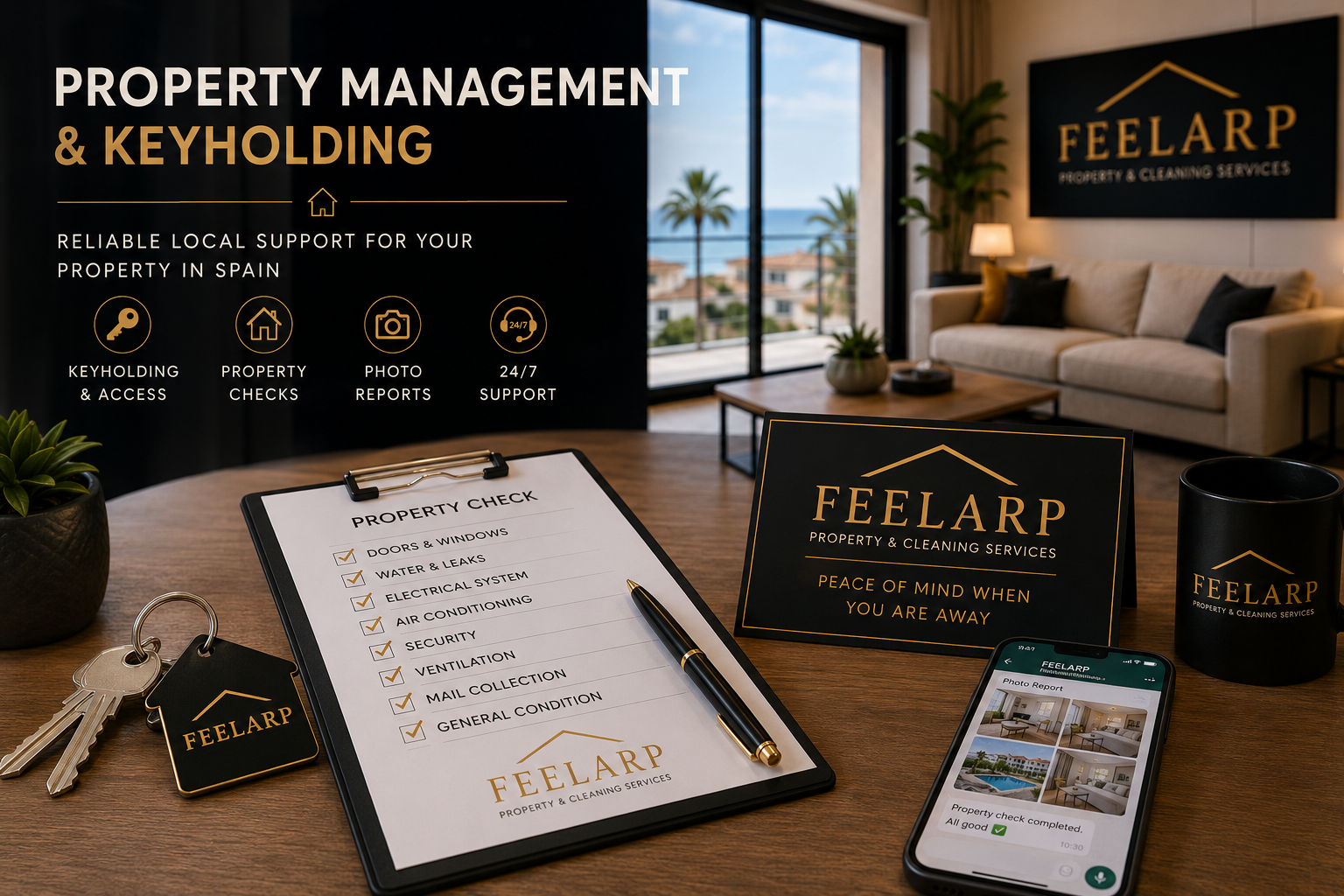 FEELARP property management and keyholding services in Torrevieja