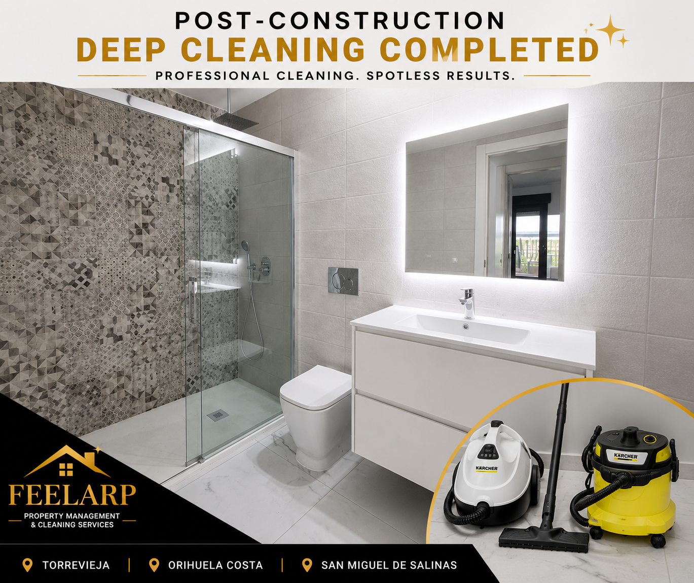 Post construction deep cleaning result